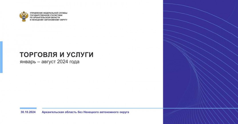 Торговля и услуги в январе-августе 2024 года